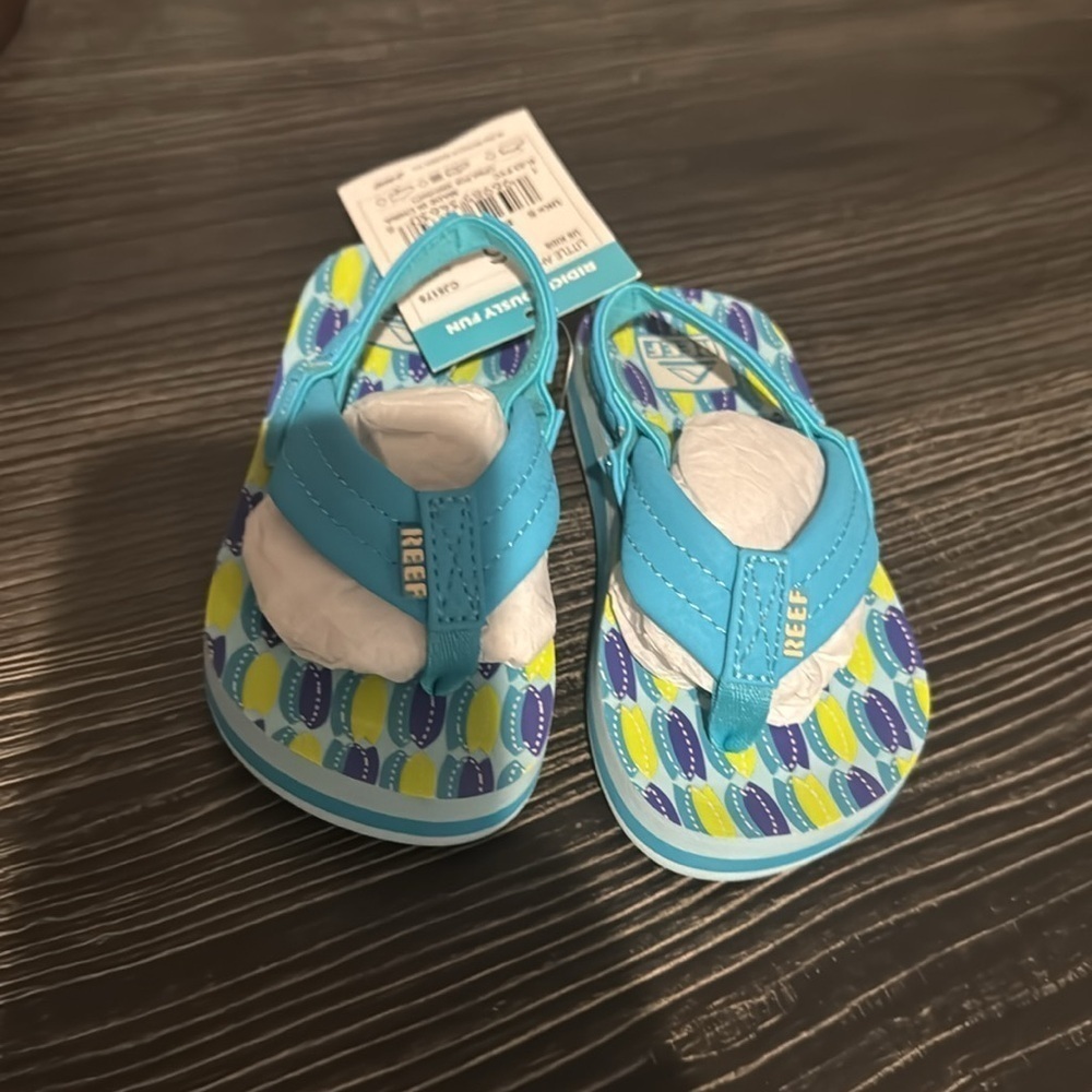 COPY - Reef Blue Sandals for Comfort and Style size 4 baby - Picture 2 of 4